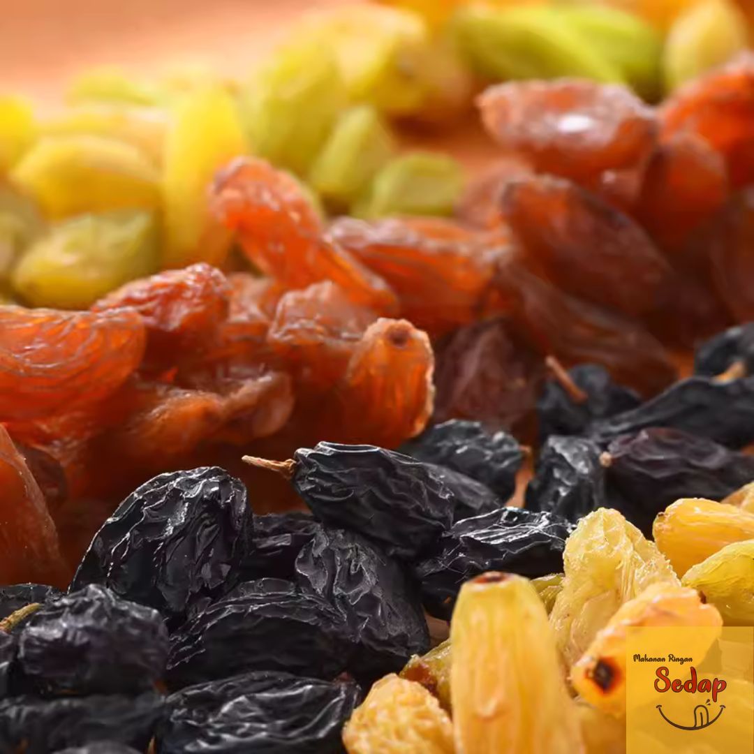 250g Colourful Sweet Raisins/Campuran Manis Kismis -Halal (Dried Green ...