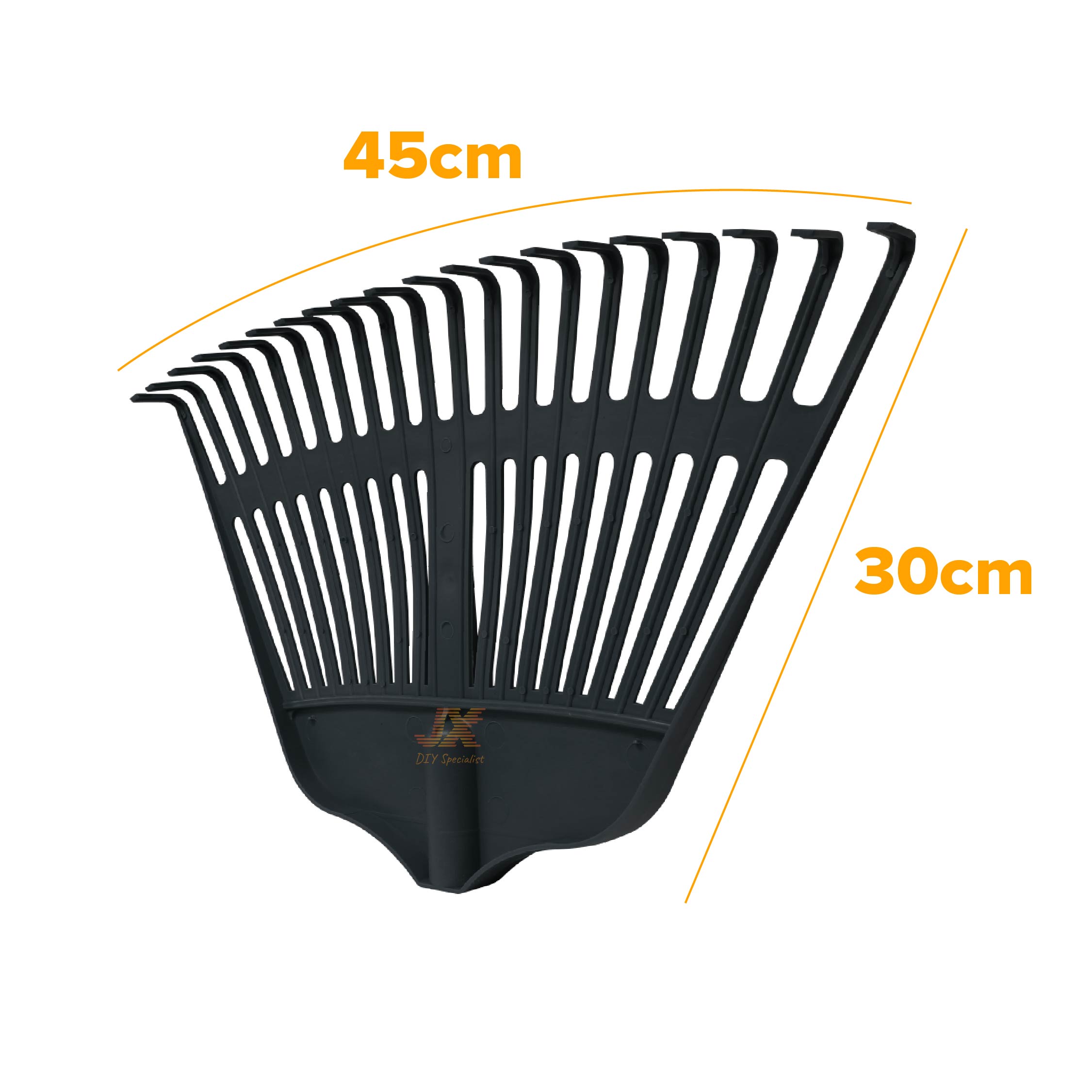 Plastic Rake Head Plastic Crawler Oil Palm Garden Lawn Rake Penyapu ...