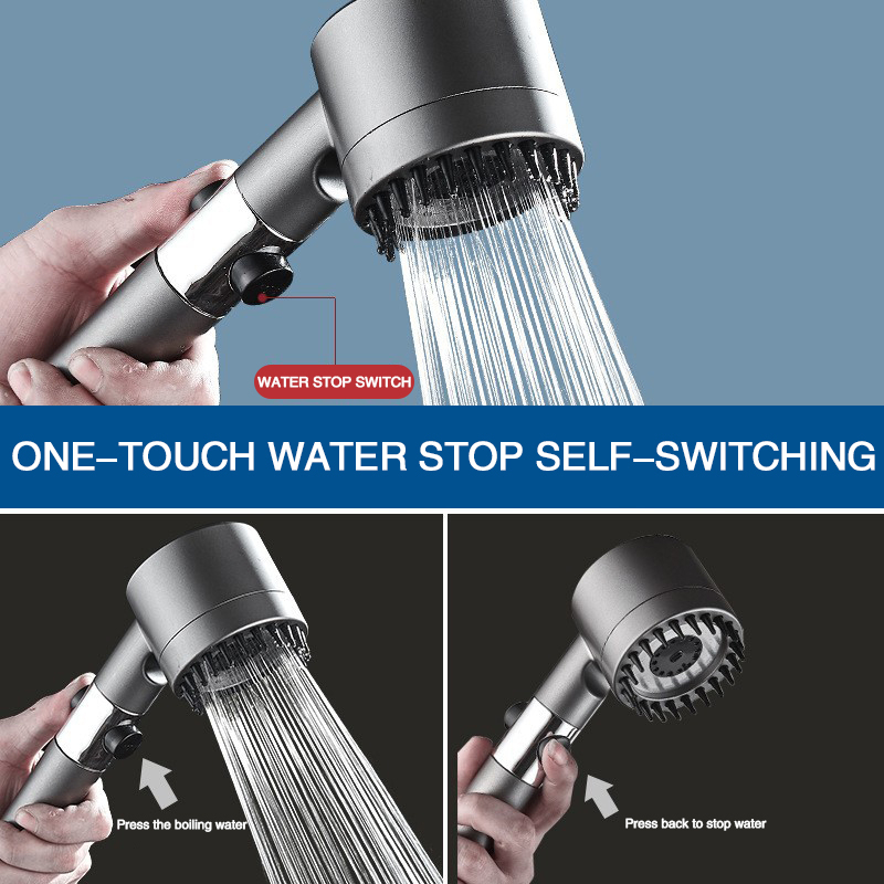 4 In 1 Massagable High Pressure Shower Head With Filter High Pressure 4 ...
