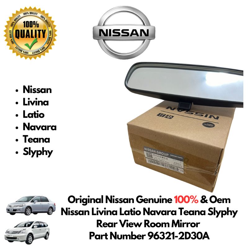 Nissan 100% & Oem Nissan Livina Latio Navara Teana Slyphy Rear View ...