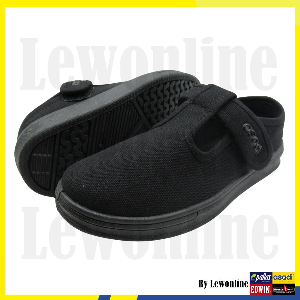Asadi 6545 Kasut perempuan sekolah rendah / Girl Primary School Black ...