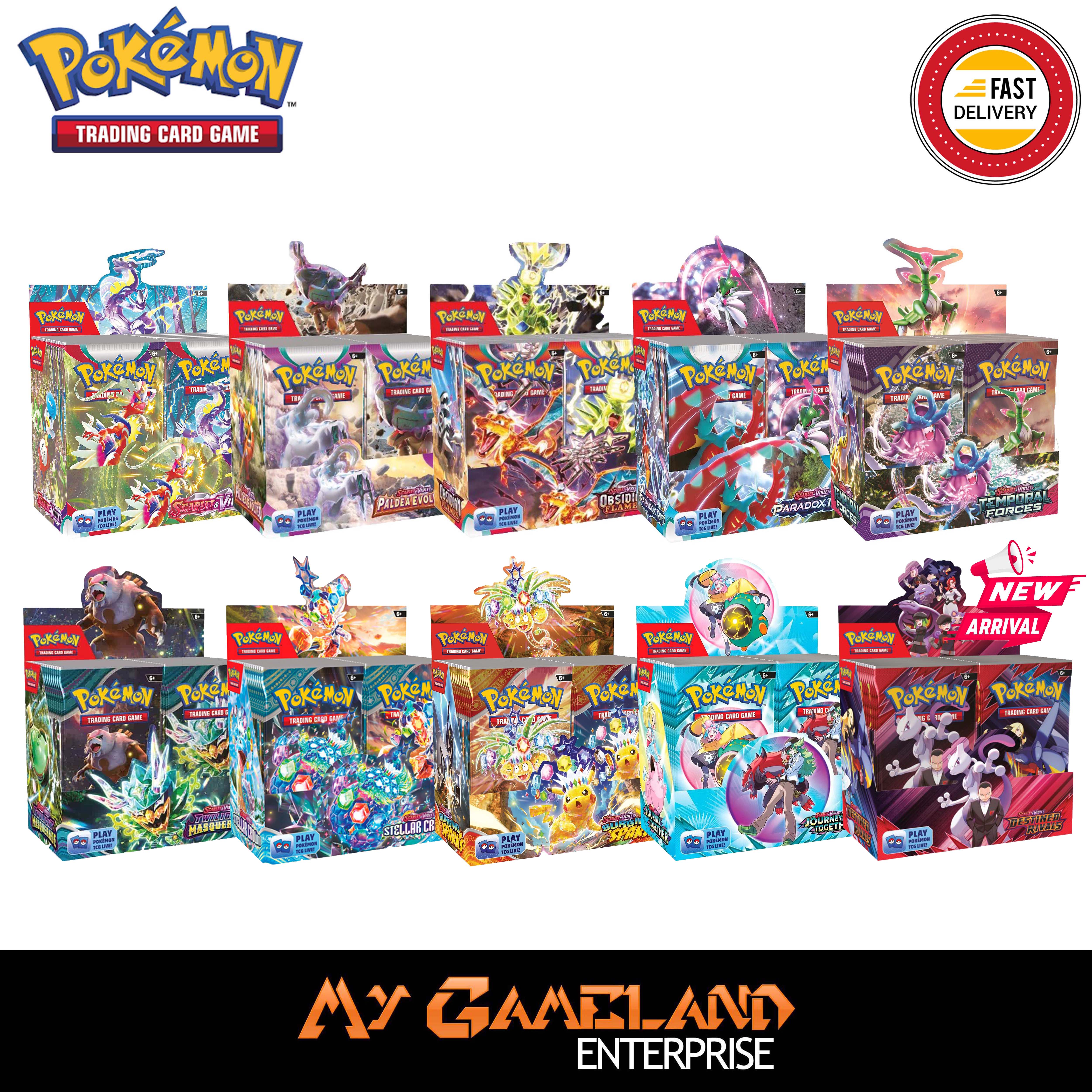 Pokemon Destined Rivals | Journey Together | Temporal Forces | Stellar ...