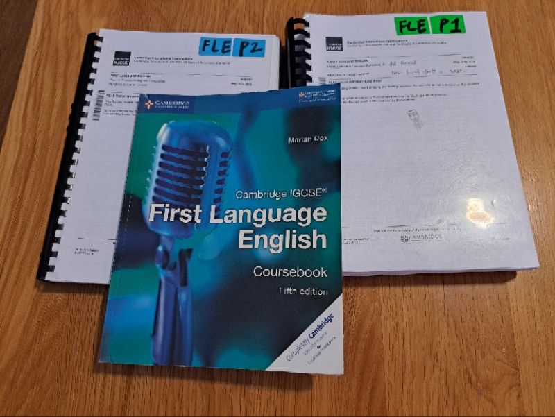 Used Cambridge Igcse First Language English Coursebook Th Edition Foc Paper