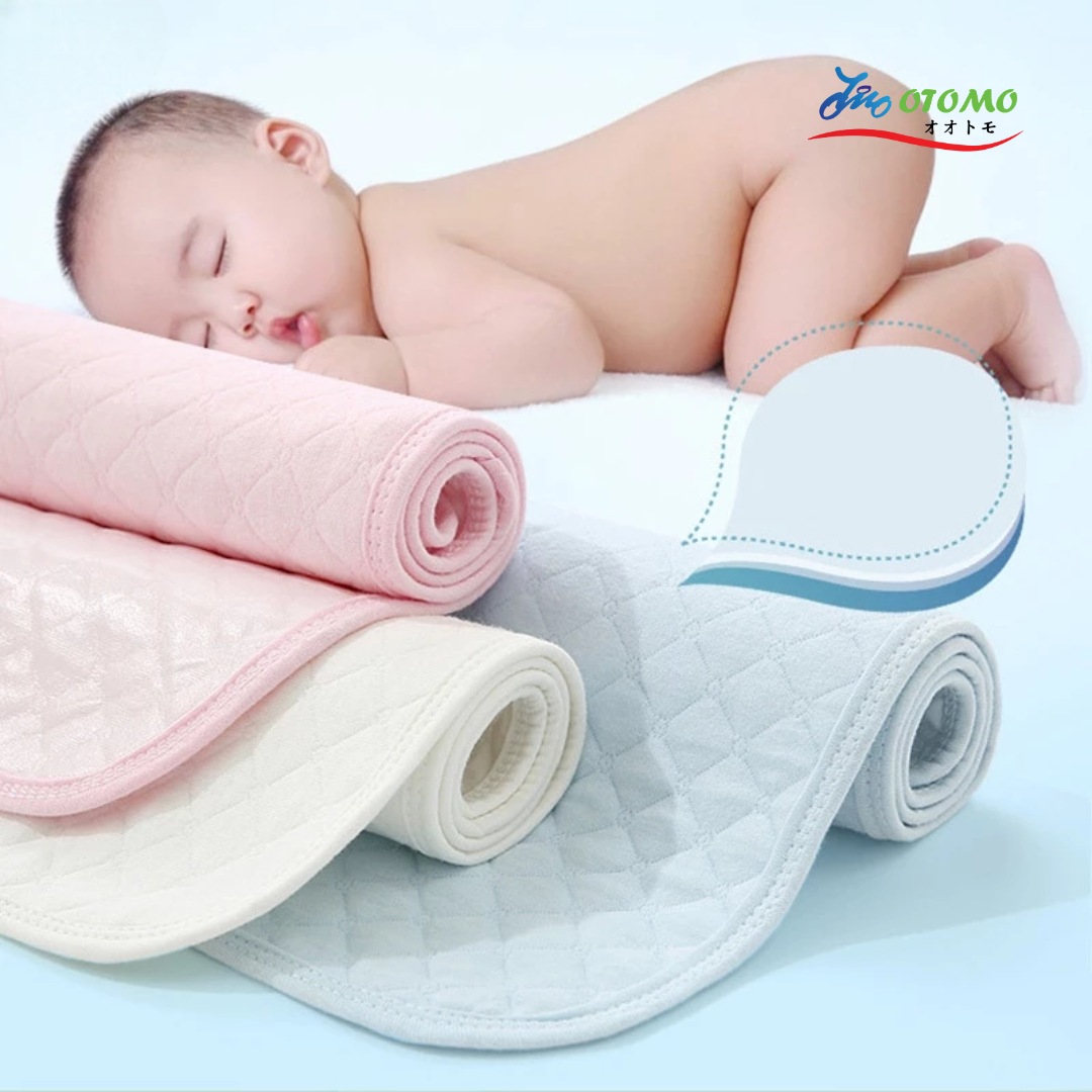 Baby Infant Cotton Breathable Waterproof Washable Reusable Nappy Mat ...