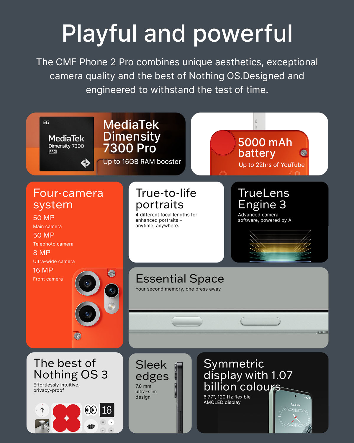 [NEW] CMF Phone 2 Pro | 4-Camera System | Essential Space | MediaTek ...