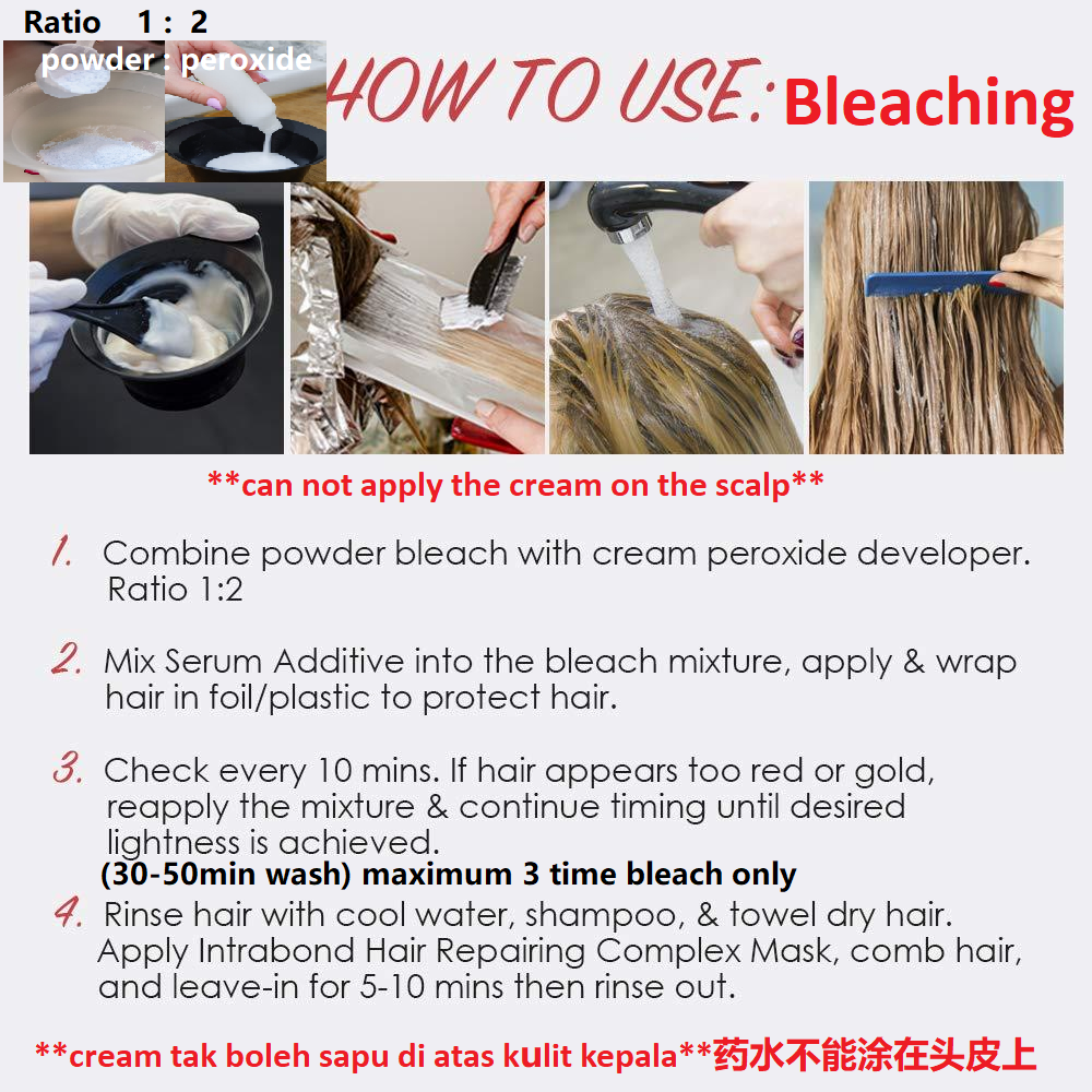 (FREE peroxide)Profession Hair Color 100ml Low Ammonia【krim pewarna ...