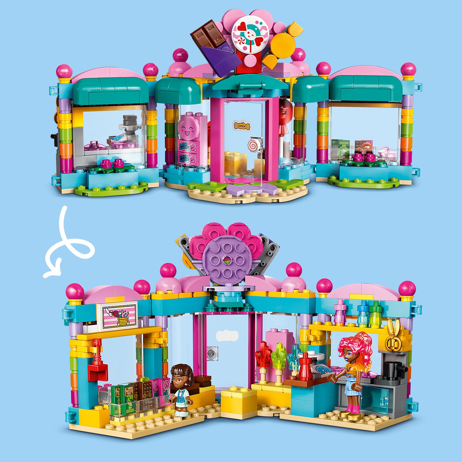 LEGO Friends 42649 Heartlake City Sweet Shop (376 Pieces) Shopee