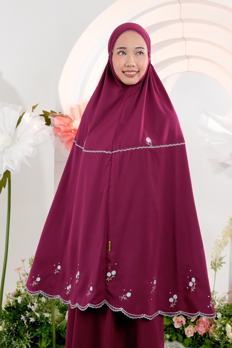 LYSE by Telekung Tea | Telekung Sulam Premium 2025 + Box | Gift ...