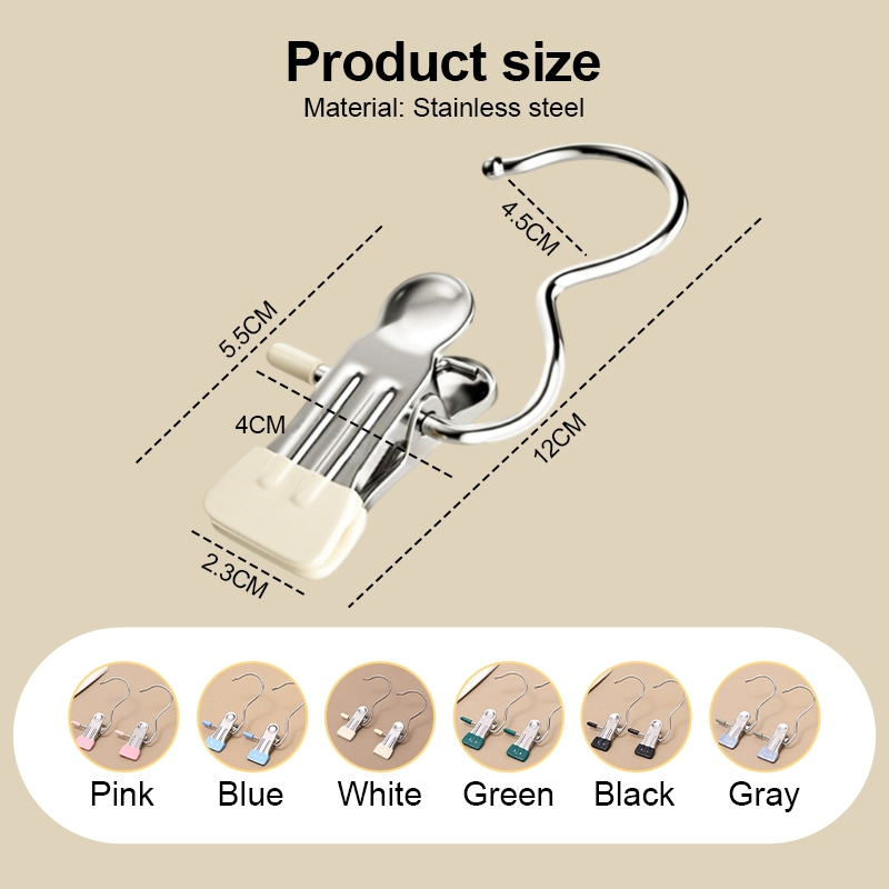 10Pcs Clothes Pegs Laundry Cloth Hanger Pants Hanger Clips Socks ...