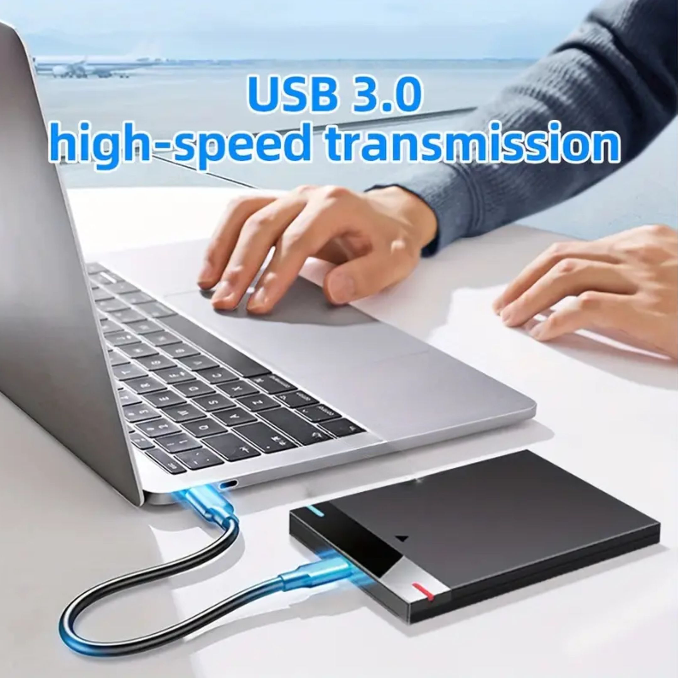 External Hard Drive, USB 3.0 High Speed Read/Write, Portable External ...