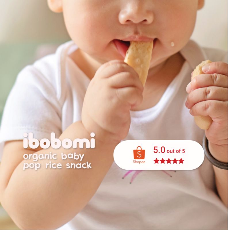 Korea Ibobomi Organic Pop Rice Snack - Blueberry (30g) | Shopee Singapore