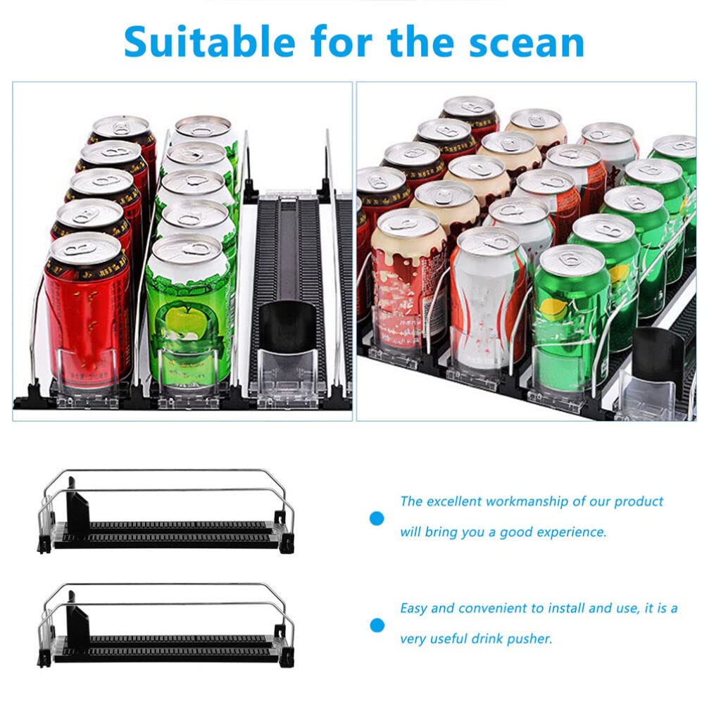 Commercial Drink Organizer 100mm Ekonomi Adjustable Width Display ...