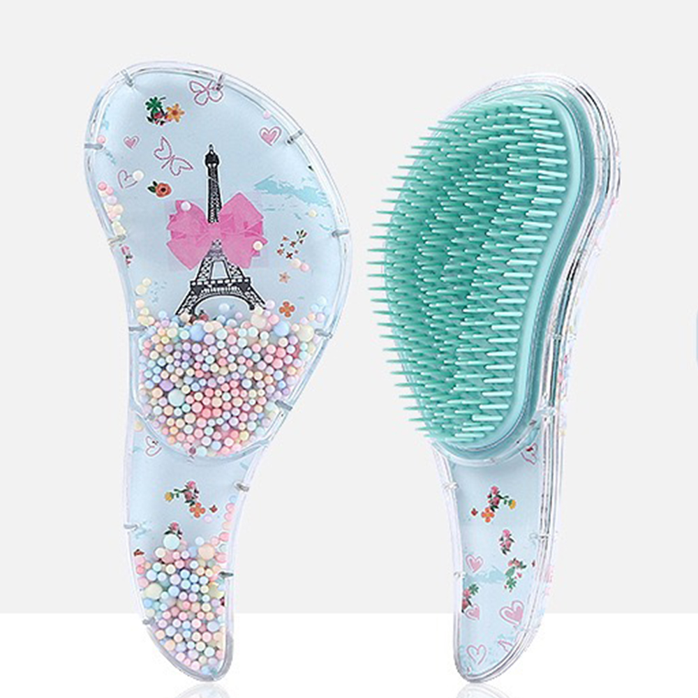 GODDESS Transparent bubble comb for massage and hair smoothing cute ...
