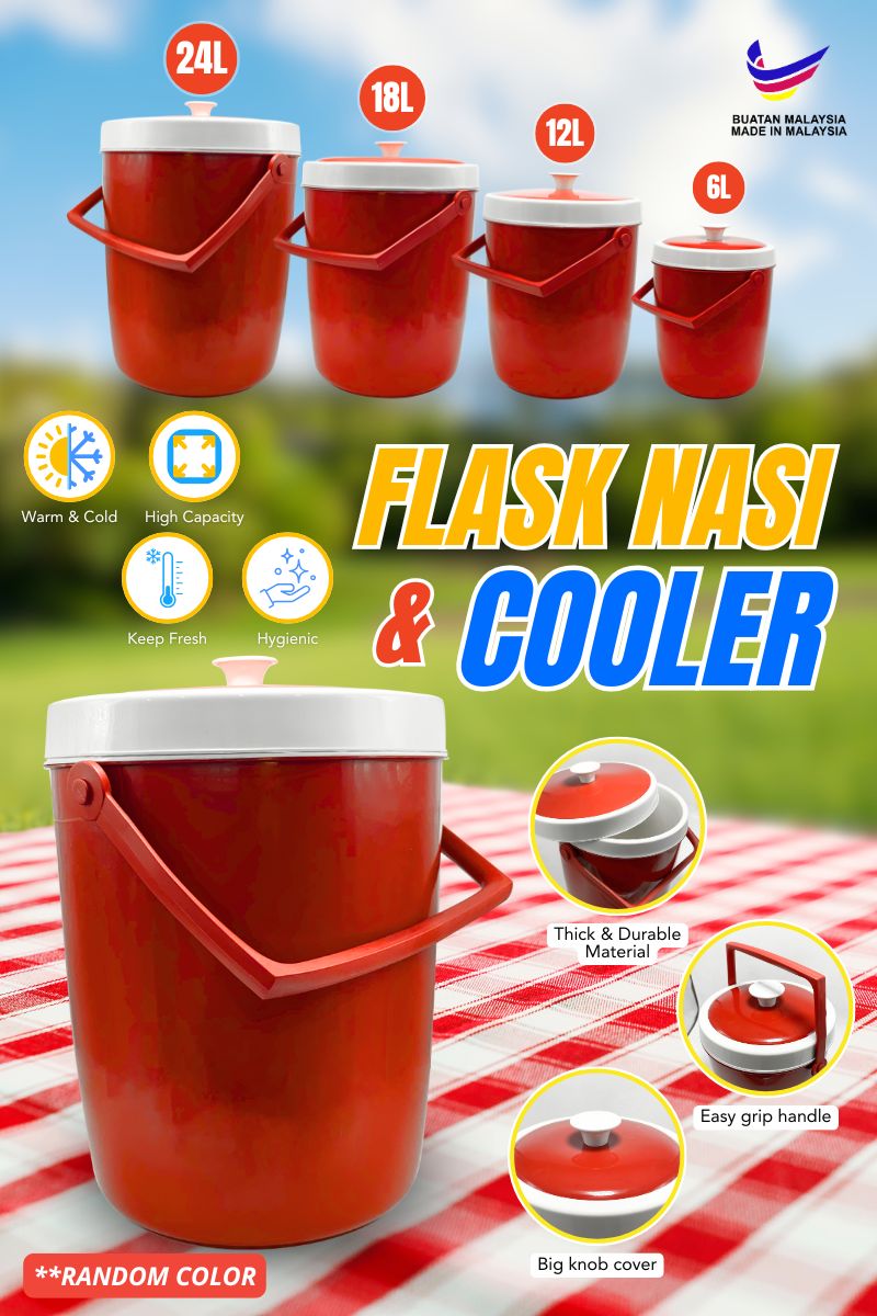 Hot & Cold Container 24L/18L/12L/6L Rice Container Ice Barrel Rice ...