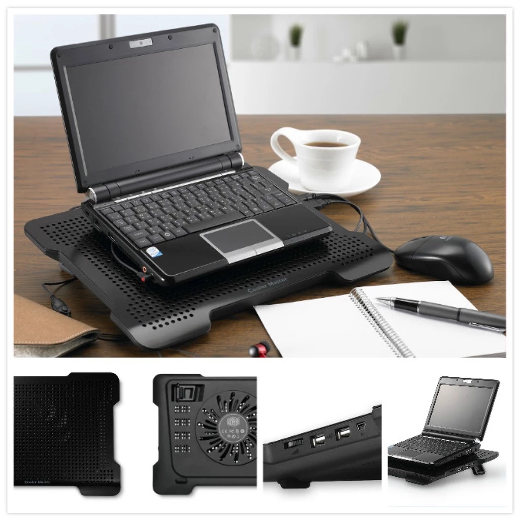 COOLER MASTER NOTEPAL X-LITE II COOLER PAD WITH USB PORT , 140MM SILENT ...