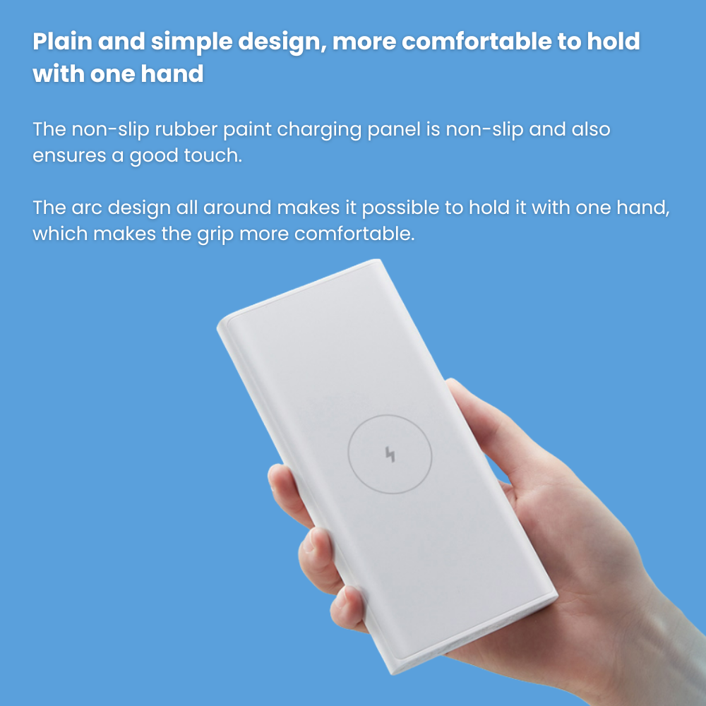 Xiaomi Mi Wireless Dual Input Output Type C Powerbank (10W/10000mAh/22. ...
