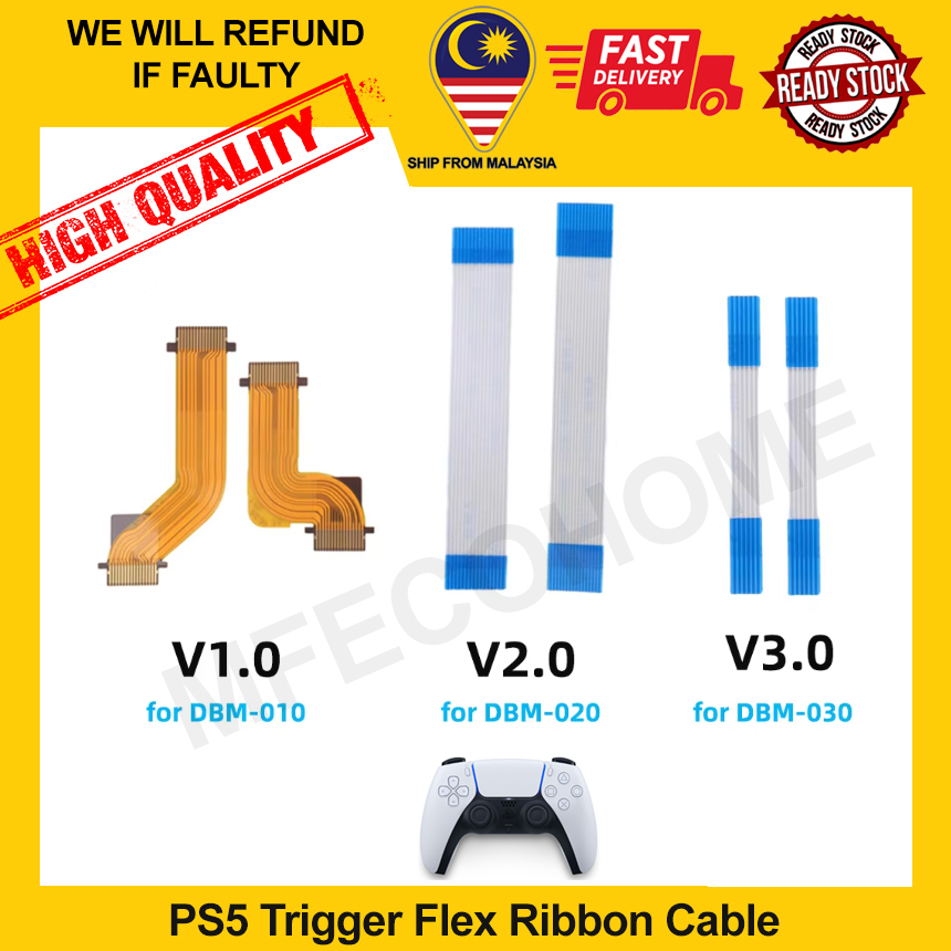 PS5 DualSense V1 V2 V3 TRIGGER Flex Cable Ribbon for BDM-010/020/030 ...