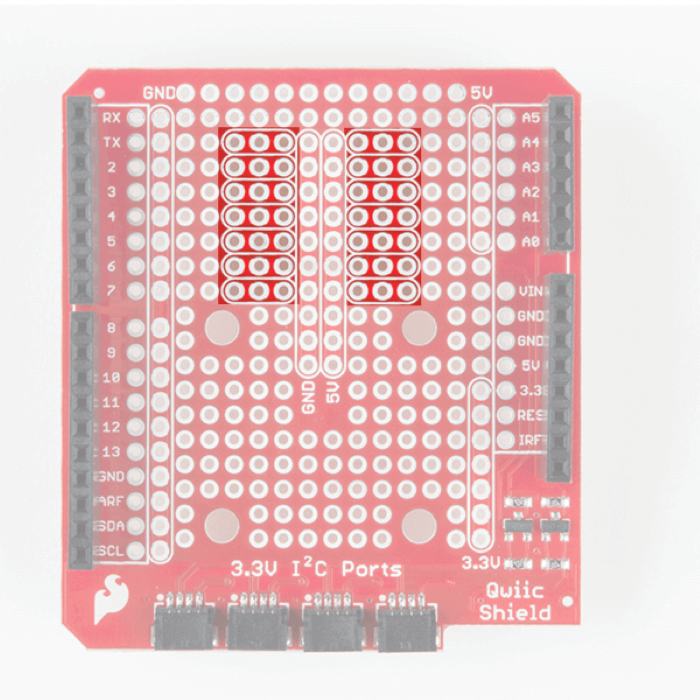 SparkFun Qwiic Shield for Arduino, to incorporate the Qwiic Connect ...