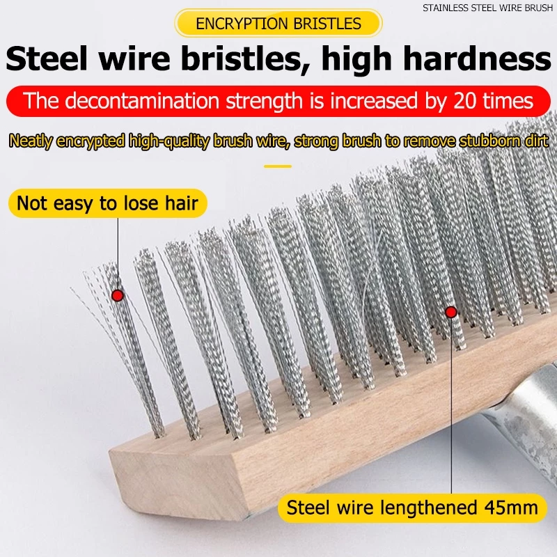 floor wire brush 50cm handle 110cm 304 stainless steel floor brush ...