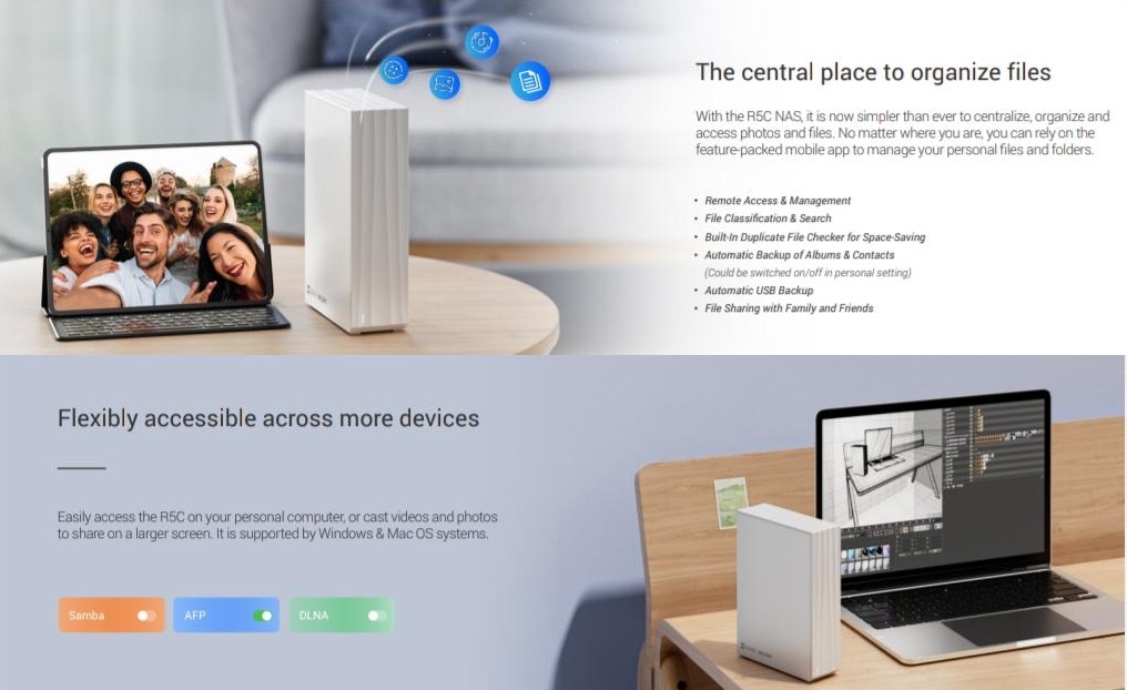 EZVIZ HIKSEMI CS-R5C-R100-8F Home Storage (Connect up to 8 devices, All ...