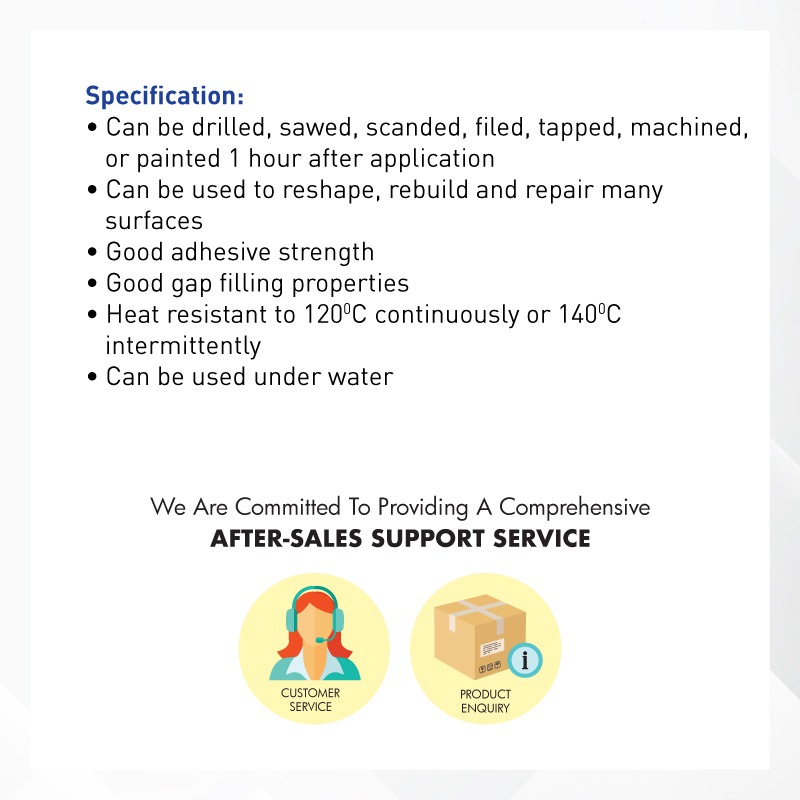 Selleys Knead It Underwater Epoxy Putty Easy Repair Waterproof Repair