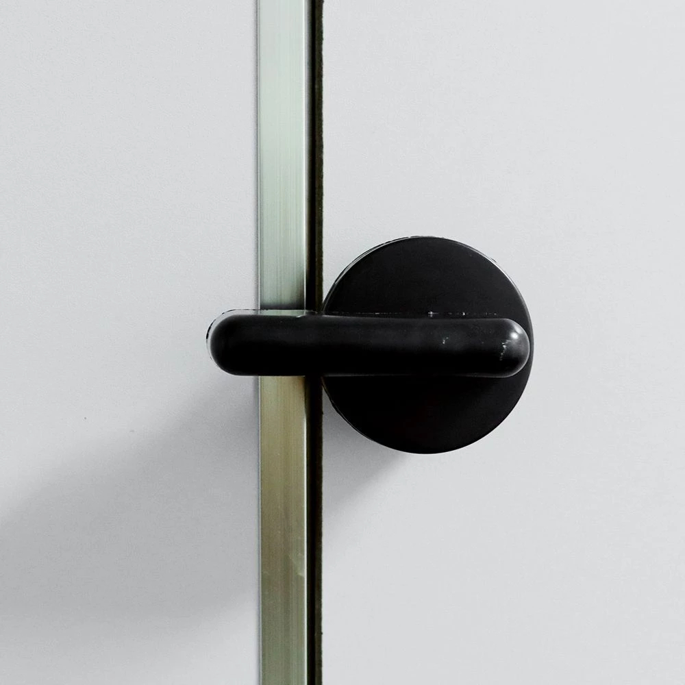 Bathroom Handle Partition Black Door Lock Indicator Public Toilet Latch ...