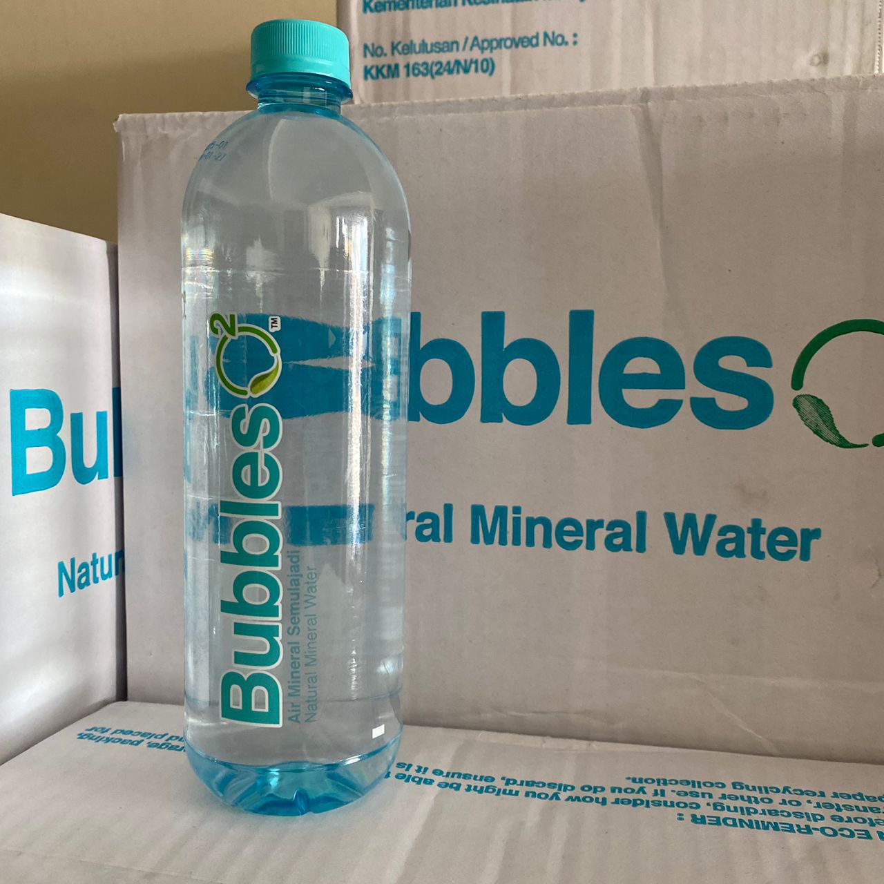 Bubbles 02 800ml Naturally Oxygenated Mineral Water 800ml x 20 bottle ...