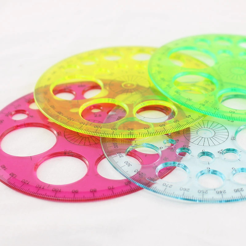 Protractor 360 Degree Round Full Ruler Diameter Circle Ruler / Pembari ...