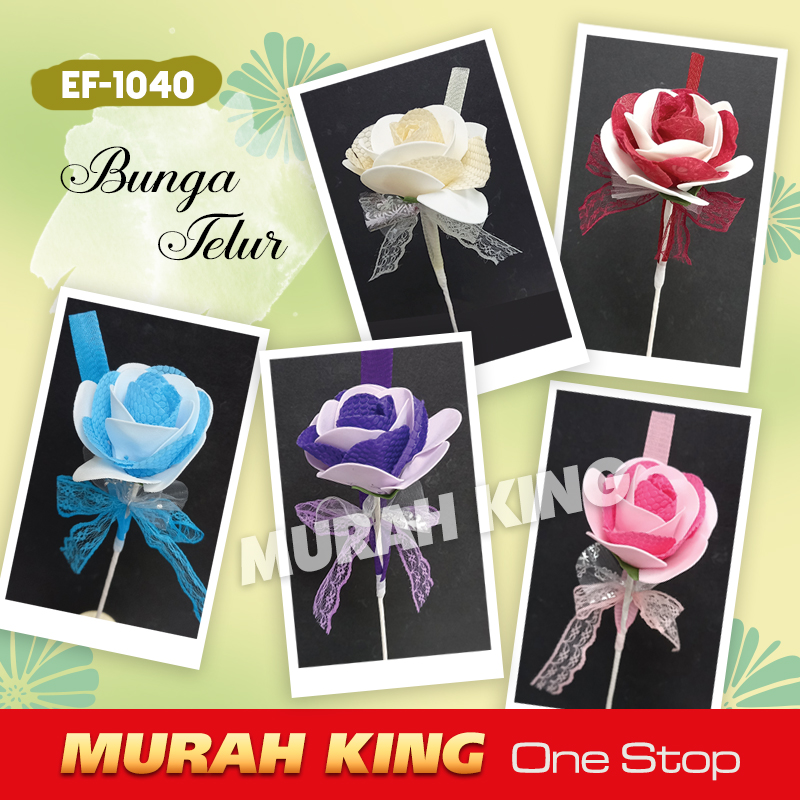 BUNGA TELUR Exclusive Premier Chenille Stems Bunga Telur 50pcs 2026 New ...