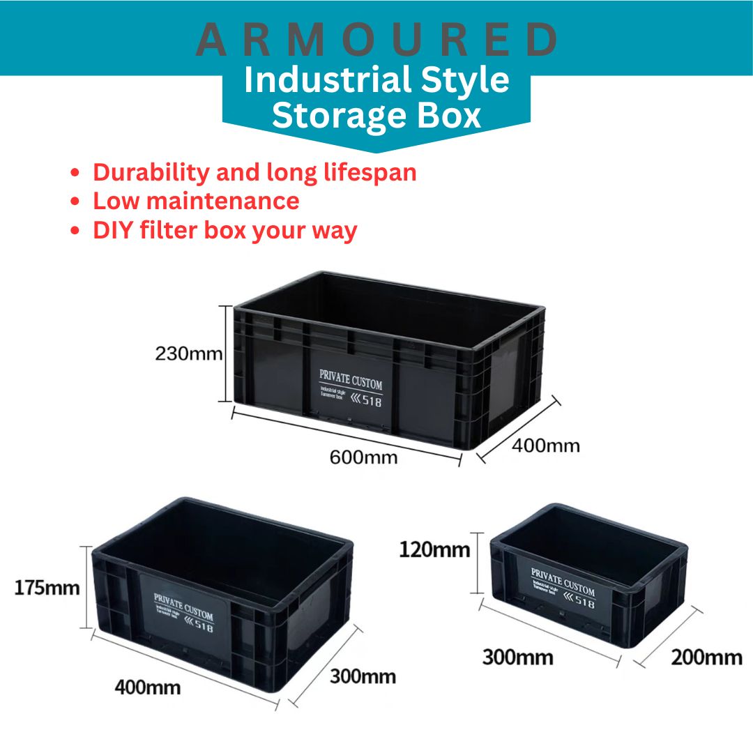 PRIVATE CUSTOM Industrial Storage Stackable Aquarium Filter Turnover ...