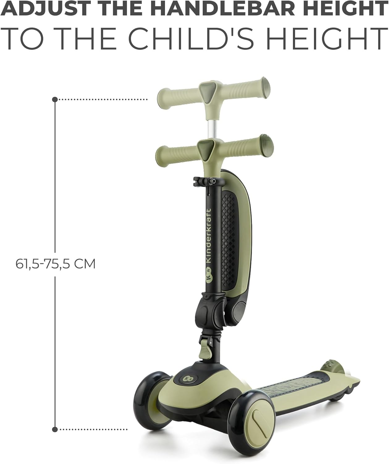 Kinderkraft Halley 2 in 1 Scooter | Three Wheels Scooter | Balance Bike ...
