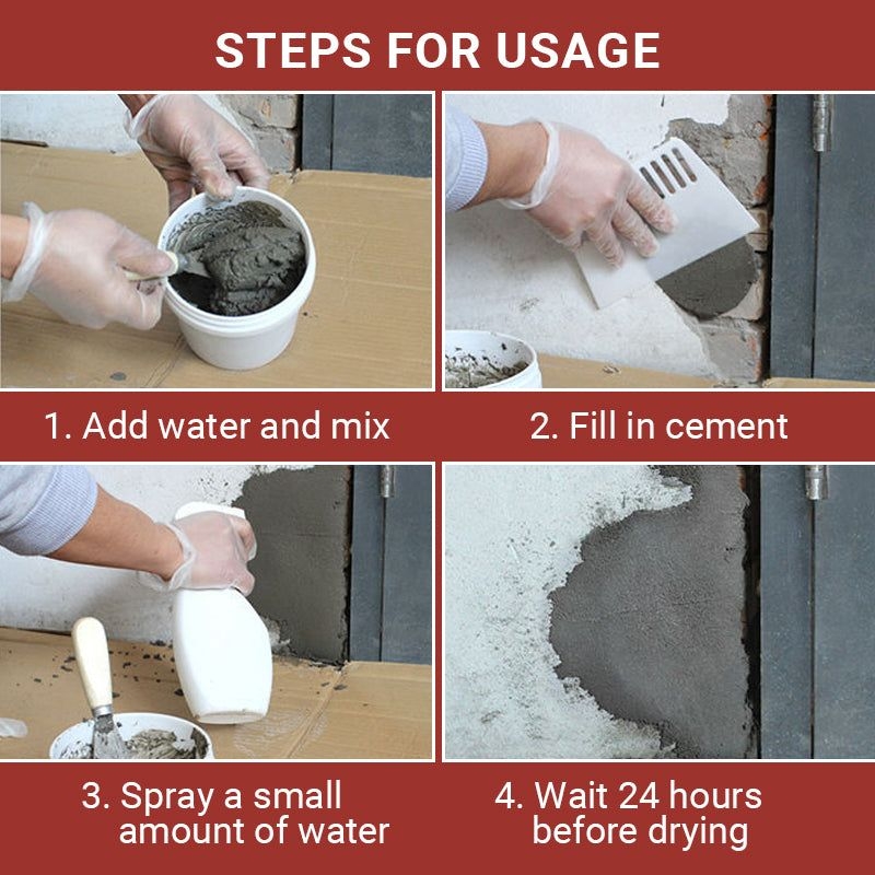 CEO Quick Dry Waterproof Repair Cement Crack Adhesive Simen Cepat ...