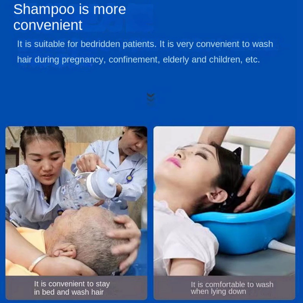 Bedridden elderly shampoo basin Portable Hair Wash Basin Hairwash Basin ...