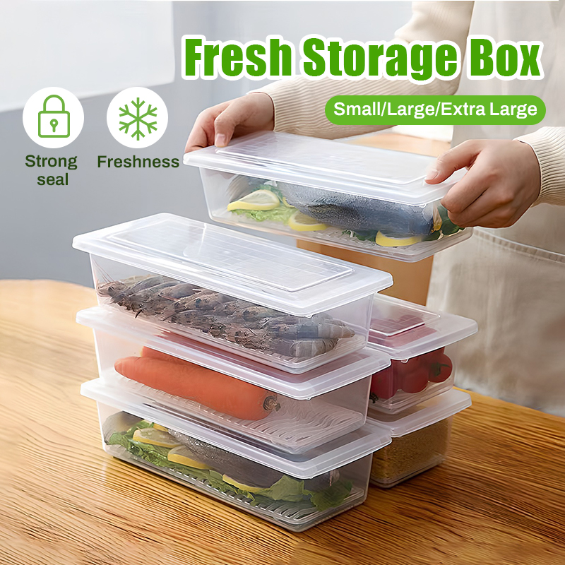 Freezer Food Storage Box Kitchen Vegetable Fruit Storage Box Fridge ...
