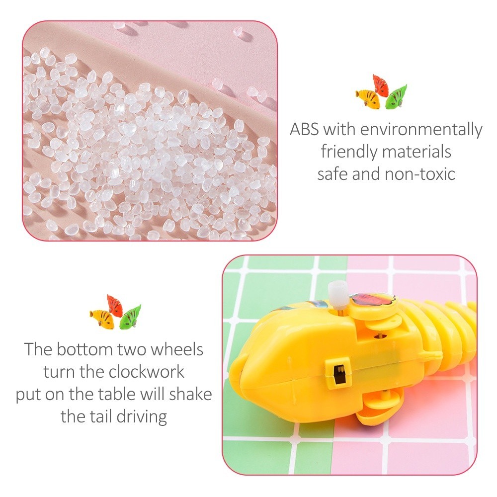 Aikoky Clockwork Fish Toy – 1PC Wind-Up Swimming Fish for Kids Bath ...