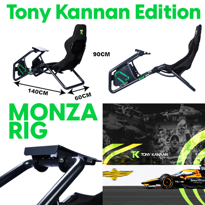 TK Racing (Tony Kanaan) Simulator Sim Rig Steering Stand playseat ...