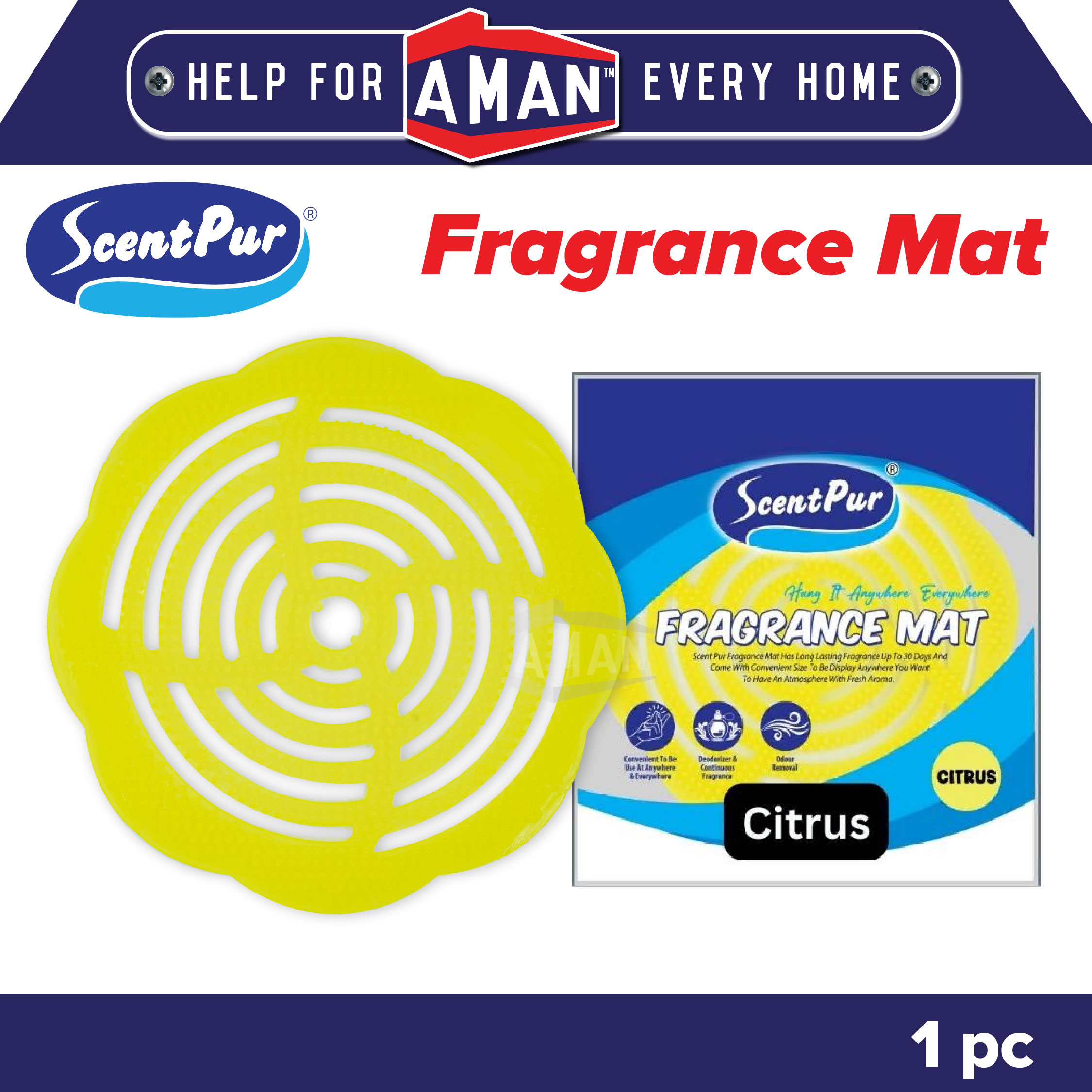 ScentPur Fragrance Mat Urinal Screen Freshening Pad For Washroom Pad ...