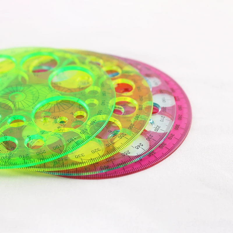 Protractor 360 Degree Round Full Ruler Diameter Circle Ruler / Pembari ...