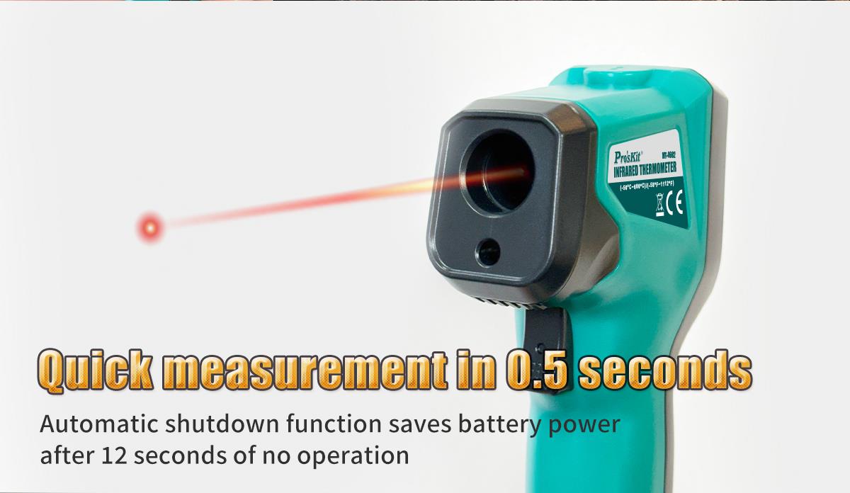 MT-4602 Infrared Thermometer Pros'kit TAIWAN [Alat Pengesan Suhu ...