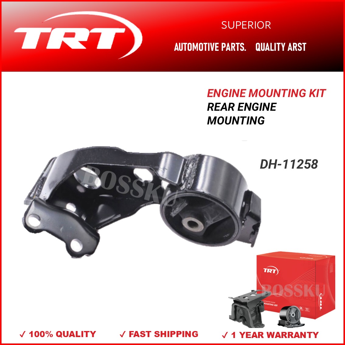 TRT BRAND ENGINE MOUNTING 1 SET 3 PCS - MK-255001 PERODUA KANCIL 650CC ...
