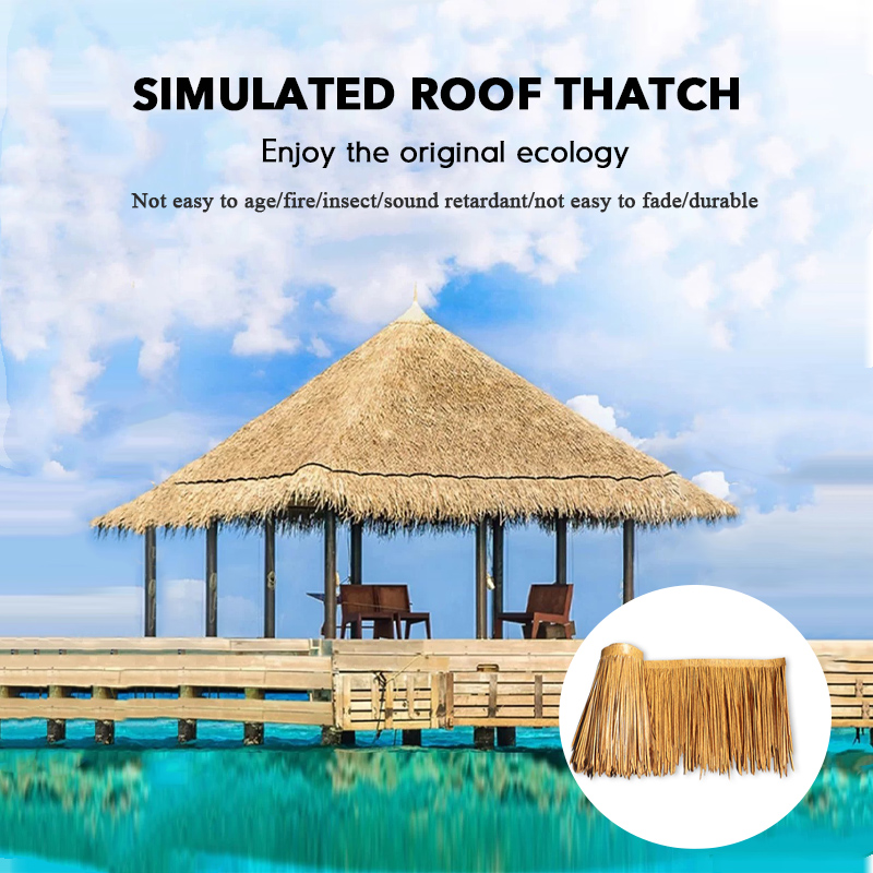 Simulated Thatched Roof Area Decoration Fake Straw Thatched Tiles Villa ...