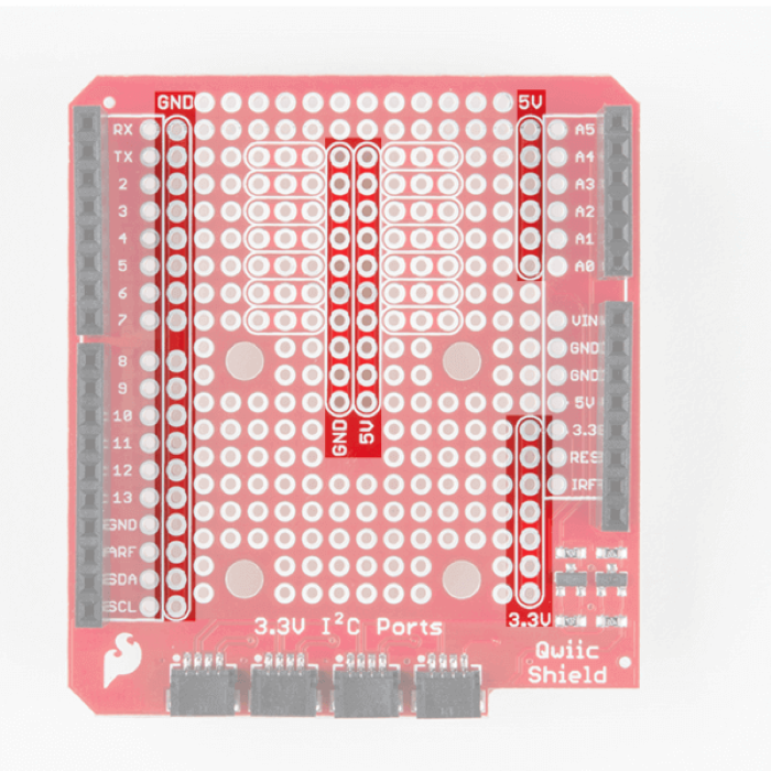 SparkFun Qwiic Shield for Arduino, to incorporate the Qwiic Connect ...