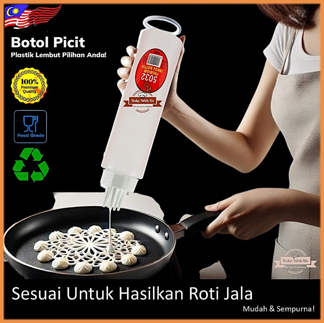 Acuan Roti Jala /Roti Jala mould /Multipurpose Tube 3 Holes or 5 Holes ...