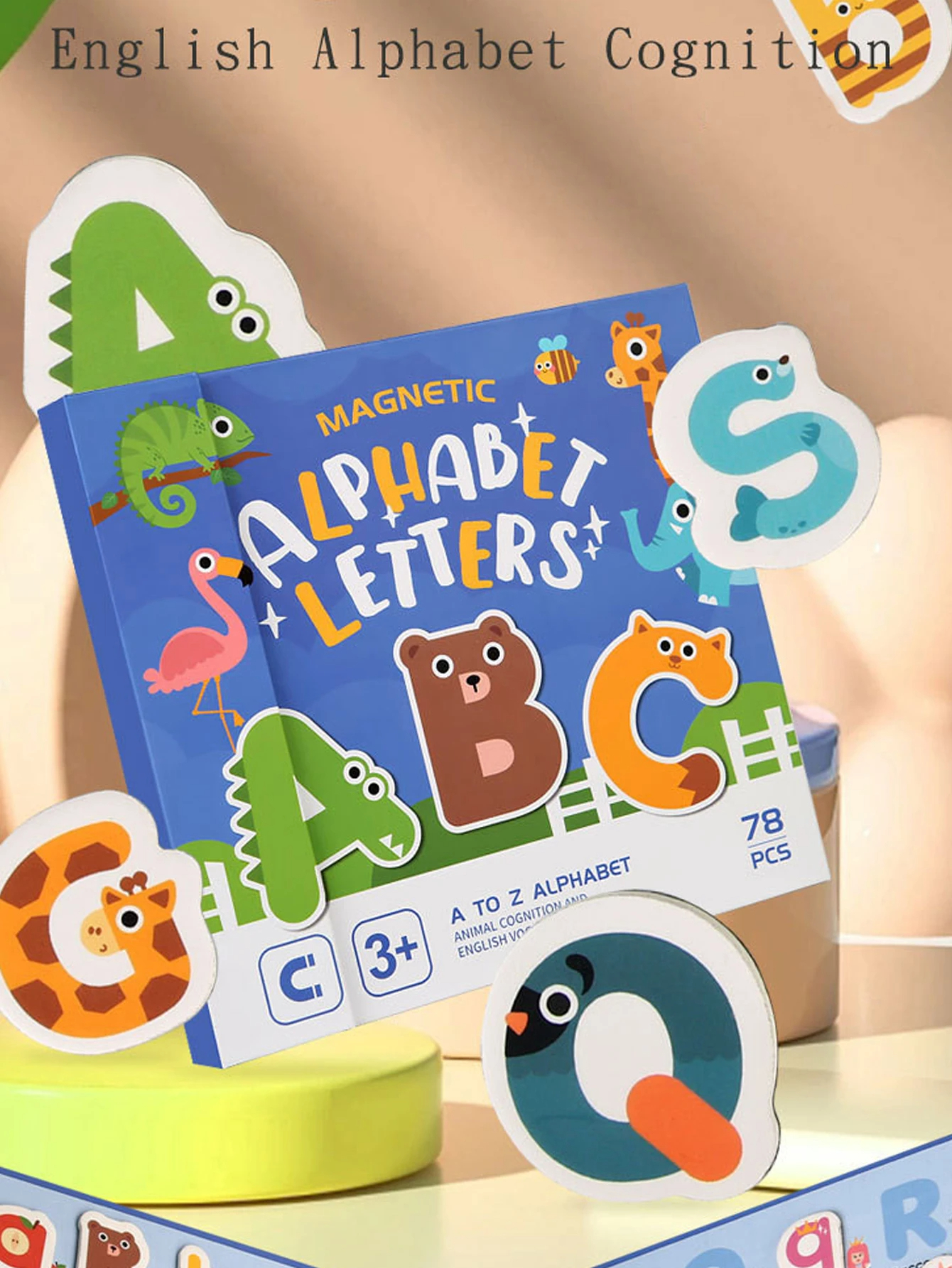 EZYLITTLES Magnetic Alphabet Letters Pairing Puzzle Busy Quiet Book ...