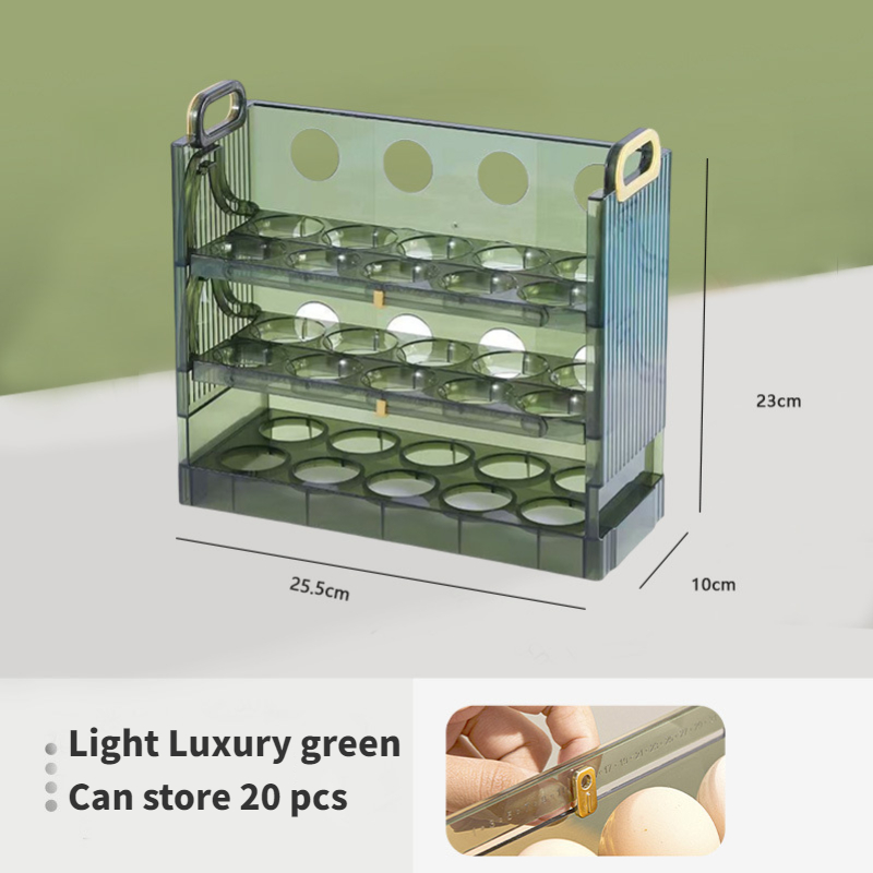 Kitchara Egg Storage Box Tempat Telur Rack Bekas Telur Ayam 30 Biji Egg ...