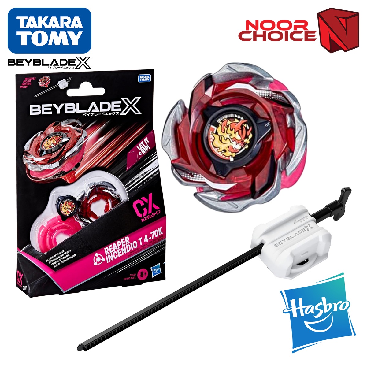 Hasbro Takara Tomy Beyblade X CX Reaper Incendio T 4-70K Starter Pack ...