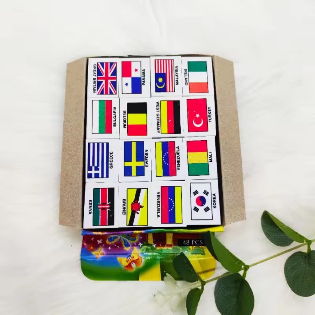 Legency Fancy Erasers -Assorted Country Flag Erasers For School Student ...