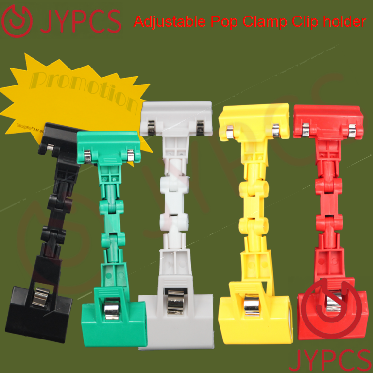 ADJUSTABLE DISPLAY CLIP PRICE CARD POP CARD ADJUSTABLE HOLDER STAND ...