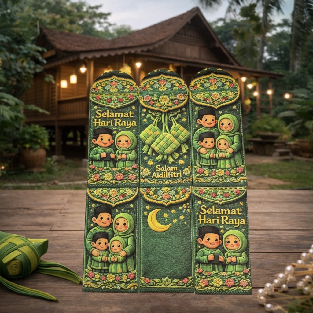 Sampul Raya Sampul Duit Raya 2026 Angpau Hari Raya 6pcs Angpau Raya ...