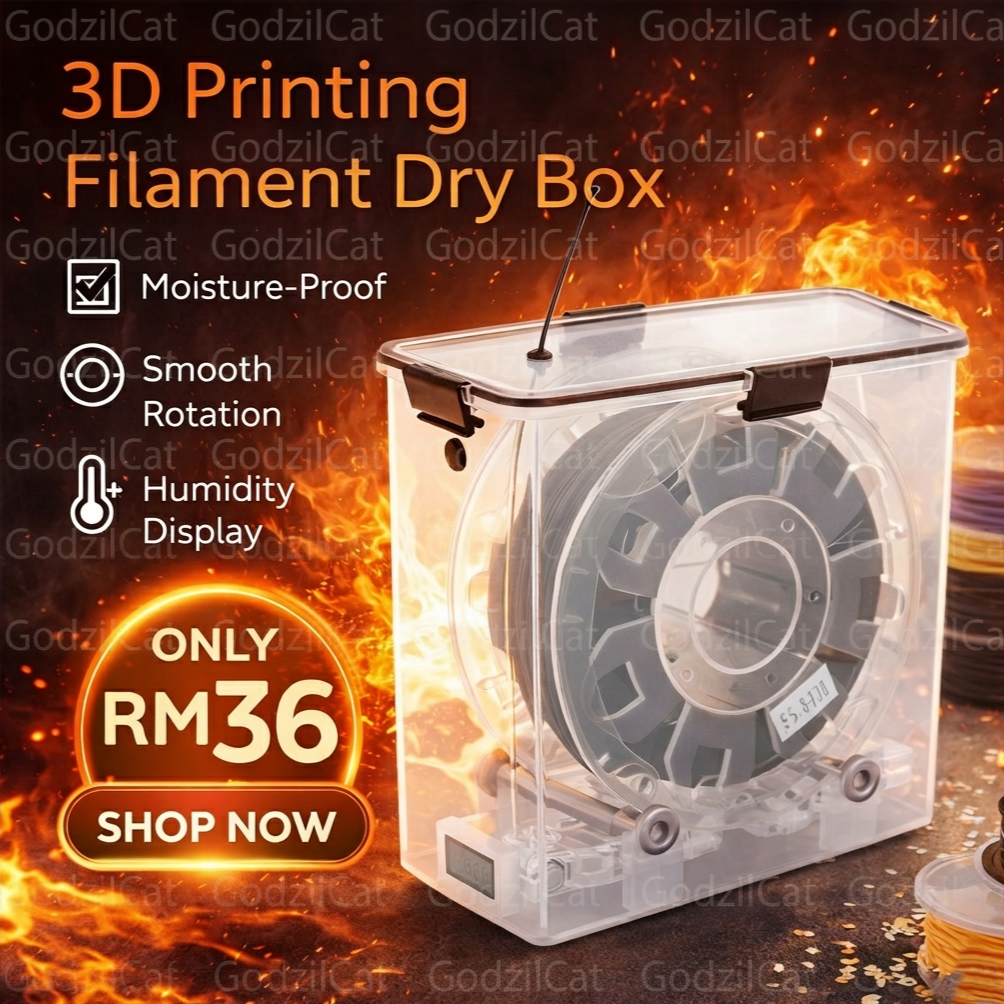 Dry Storage Box 3D Printer Filament PETG PLA ABS Box Holder Moisture ...